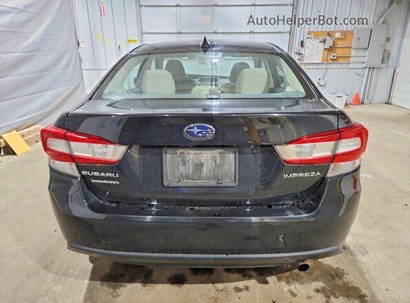4S3GKAB66J3619122 2018 SUBARU IMPREZA Black უკანა ხედი