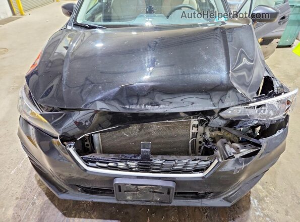 4S3GKAB66J3619122 2018 SUBARU IMPREZA Black უკანა სალონის ხედი