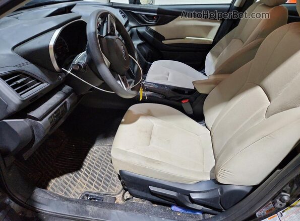 4S3GKAB66J3619122 2018 SUBARU IMPREZA Black წინა სალონის ხედი