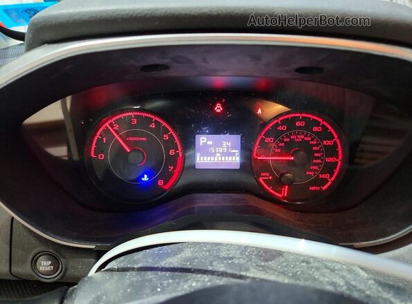 4S3GKAB66J3619122 2018 SUBARU IMPREZA Black ხელსაწყოთა პანელის ხედი