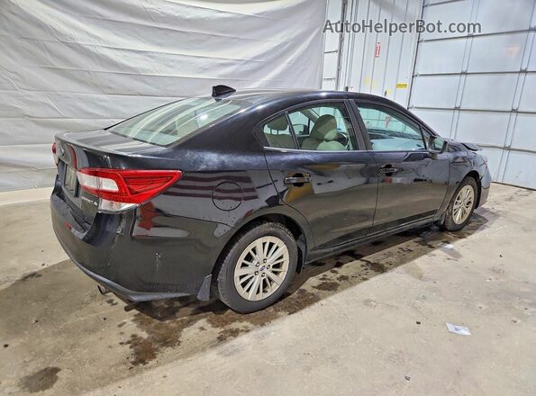 4S3GKAB66J3619122 2018 SUBARU IMPREZA Black უკანა მარჯვენა