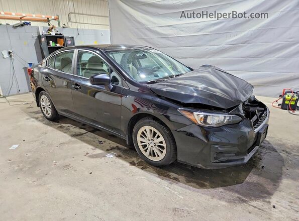 4S3GKAB66J3619122 2018 SUBARU IMPREZA Black წინა მარჯვენა