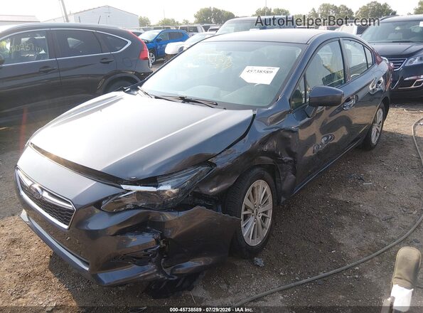4S3GKAB67H3606650 2017 SUBARU IMPREZA Gray Front view