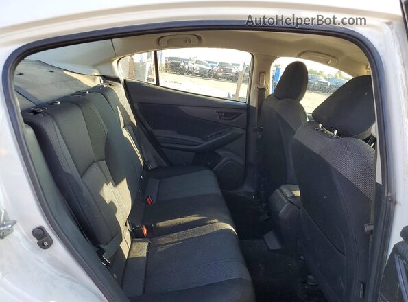 4S3GKAB67N3609916 2022 SUBARU IMPREZA White უკანა სავარძლების ხედი