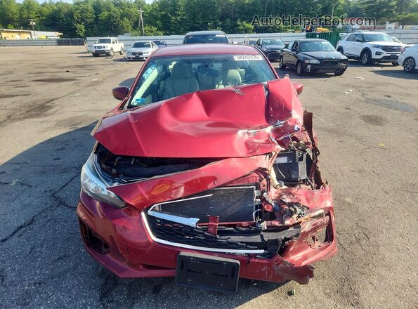 4S3GKAB68H3612148 2017 SUBARU IMPREZA Красный Вид спереди