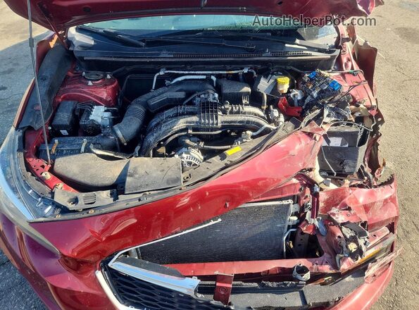4S3GKAB68H3612148 2017 SUBARU IMPREZA Красный Вид задней части салона