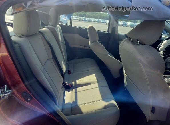 4S3GKAB68H3612148 2017 SUBARU IMPREZA Красный Вид задних сидений