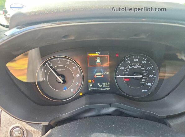 4S3GKAB68L3611221 2020 SUBARU IMPREZA Белый Вид щитка приборов