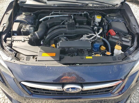 4S3GKAB68L3612885 2020 SUBARU IMPREZA Blue Вид задньої частини салону