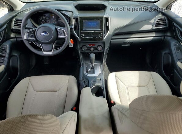 4S3GKAB68L3612885 2020 SUBARU IMPREZA Blue Вид панелі приладів