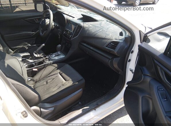 4S3GKAB69H3603555 2017 SUBARU IMPREZA White Vista interior delantera
