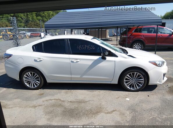 4S3GKAB69H3603555 2017 SUBARU IMPREZA White Vista interior trasera