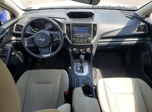 4S3GKAB69J3615291 2018 SUBARU IMPREZA White Առջևի վահանակի տեսք