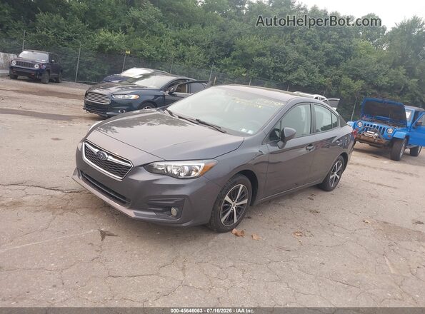 4S3GKAC60K3611436 2019 SUBARU IMPREZA Gray Vista tres cuartos delantera izquierda