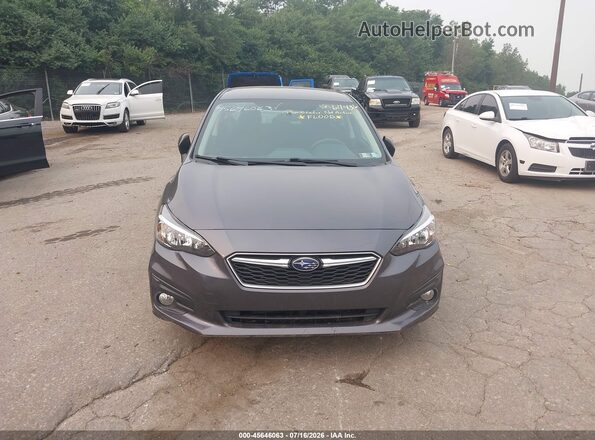4S3GKAC60K3611436 2019 SUBARU IMPREZA Gray Vista del cuadro de instrumentos