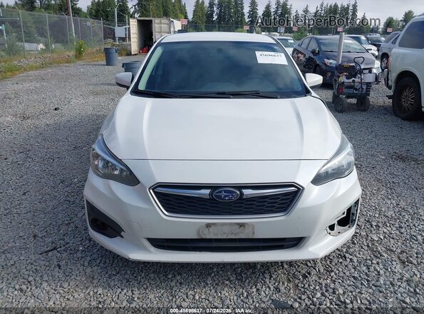 4S3GKAC60K3625238 2019 SUBARU IMPREZA Белый Вид щитка приборов