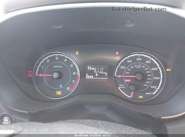 4S3GKAC65K3609598 2019 SUBARU IMPREZA Silver Widok tylnych siedzeń