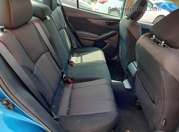 4S3GKAC66K3622294 2019 SUBARU IMPREZA Blue უკანა სავარძლების ხედი