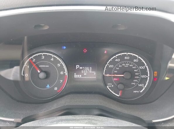 4S3GKAC67K3600840 2019 SUBARU IMPREZA White Հետևի նստատեղերի տեսք