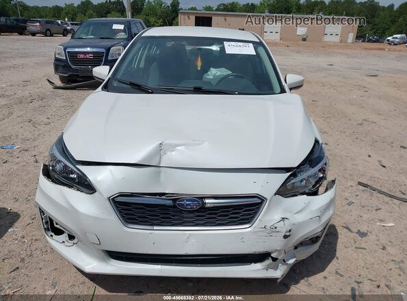 4S3GKAC67K3600840 2019 SUBARU IMPREZA White Սարքավորումների վահանակի տեսք
