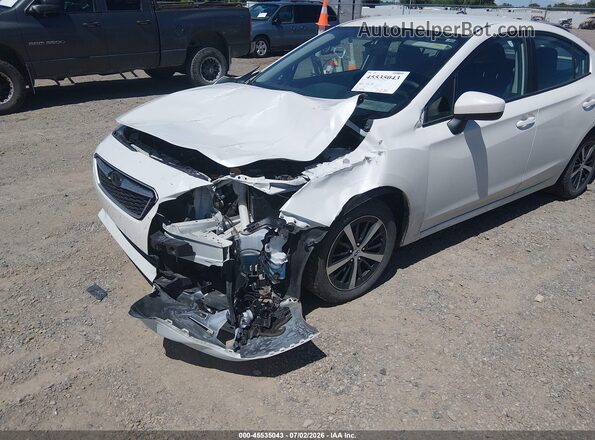 4S3GKAC67K3610042 2019 SUBARU IMPREZA White Vista frontal