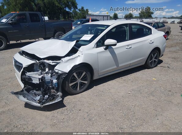 4S3GKAC67K3610042 2019 SUBARU IMPREZA White Vista tres cuartos delantera izquierda