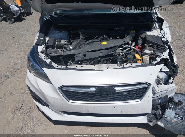 4S3GKAC67K3610042 2019 SUBARU IMPREZA White Vista trasera