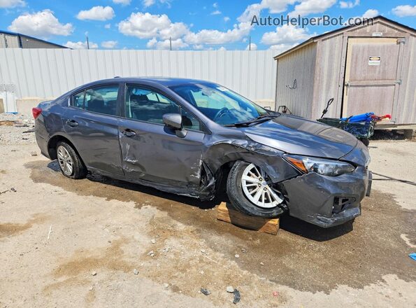 4S3GKAD60J3611708 2018 SUBARU IMPREZA Gray Przód prawy