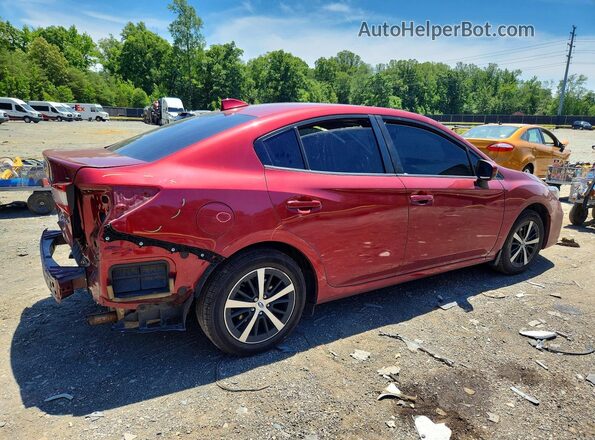 4S3GKAD60K3613900 2019 SUBARU IMPREZA Красный Задняя правая четверть