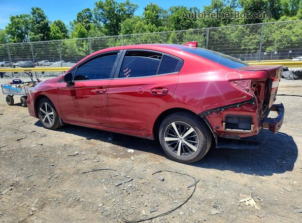 4S3GKAD60K3613900 2019 SUBARU IMPREZA Красный Задняя левая четверть