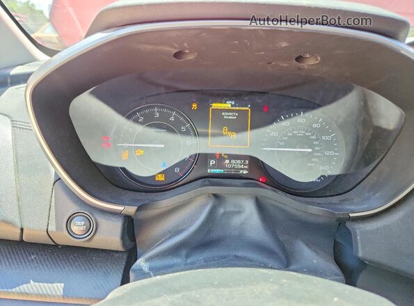 4S3GKAD60K3613900 2019 SUBARU IMPREZA Красный Вид щитка приборов