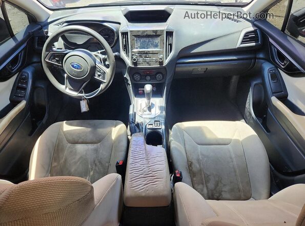 4S3GKAD60K3613900 2019 SUBARU IMPREZA Красный Вид панели приборов