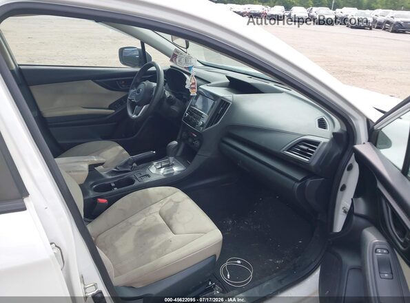 4S3GKAD60L3608939 2020 SUBARU IMPREZA White წინა სალონის ხედი