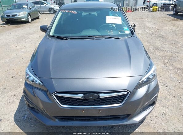 4S3GKAD61J3617081 2018 SUBARU IMPREZA Gray Widok zestawu wskaźników