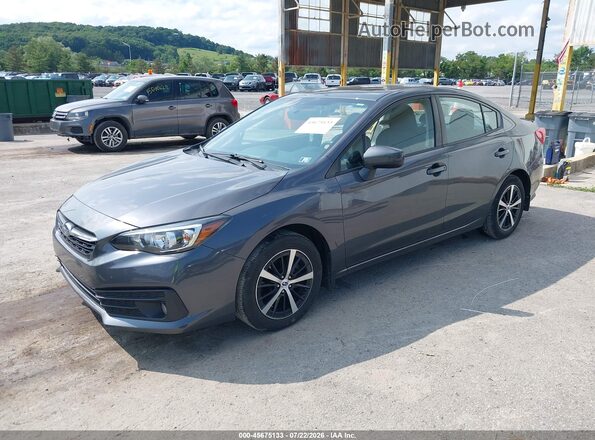 4S3GKAD65L3611903 2020 SUBARU IMPREZA Gray Առջևի ձախ երեք քառորդ տեսարան