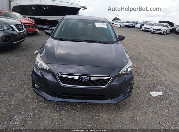 4S3GKAD66H3617166 2017 SUBARU IMPREZA Blue Widok zestawu wskaźników
