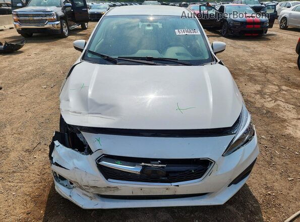 4S3GKAD66J3625015 2018 SUBARU IMPREZA White Front view
