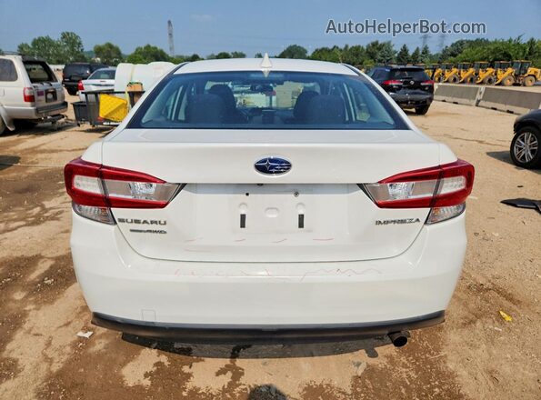 4S3GKAD66J3625015 2018 SUBARU IMPREZA White Rear view