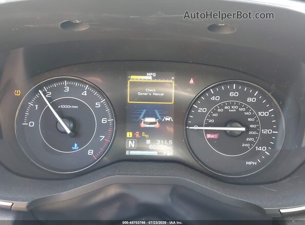 4S3GKAD66L3606192 2020 SUBARU IMPREZA White Widok tylnych siedzeń