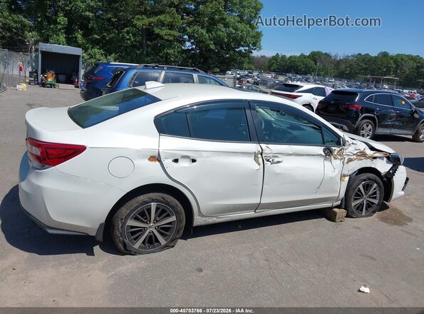 4S3GKAD66L3606192 2020 SUBARU IMPREZA White Widok wnętrza z tyłu