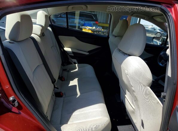 4S3GKAD67H3612039 2017 SUBARU IMPREZA Burgundy Вид задніх сидінь