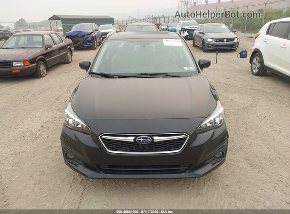 4S3GKAD67K3605079 2019 SUBARU IMPREZA Black ხელსაწყოთა პანელის ხედი