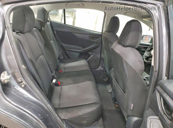 4S3GKAD67K3617913 2019 SUBARU IMPREZA Gray Rear seats view