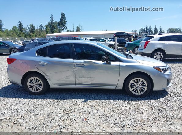 4S3GKAD6XJ3614602 2018 SUBARU IMPREZA Серебряный Вид щитка приборов