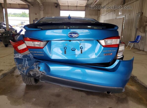 4S3GKAJ62K1604762 2019 SUBARU IMPREZA Blue Widok z tyłu