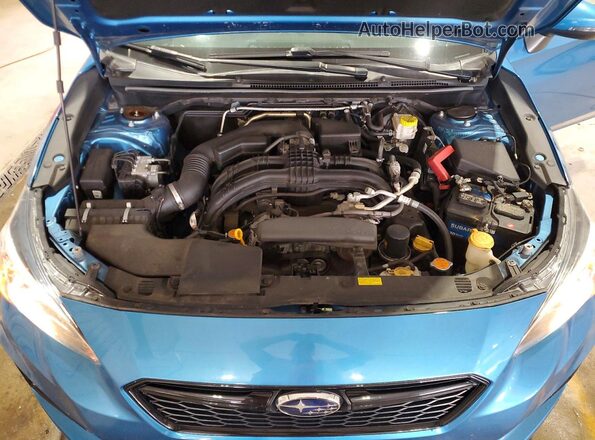 4S3GKAJ62K1604762 2019 SUBARU IMPREZA Blue Widok wnętrza z tyłu