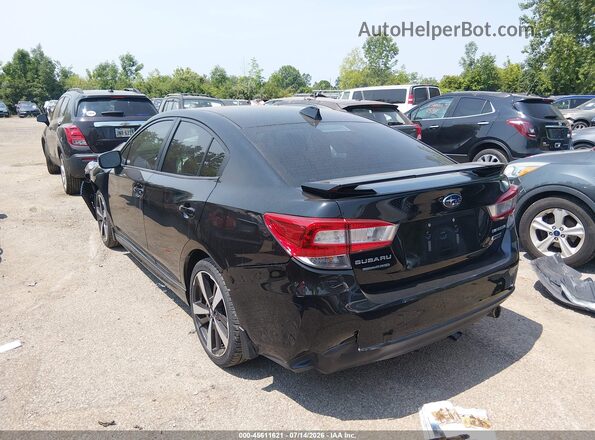 4S3GKAJ65K3608793 2019 SUBARU IMPREZA Black უკანა მარცხენა