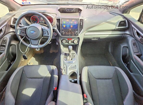 4S3GKAJ65K3611502 2019 SUBARU IMPREZA Красный Вид панели приборов