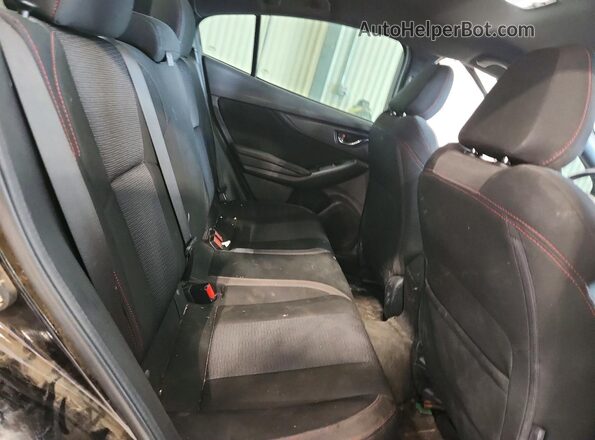 4S3GKAJ69K1623955 2019 SUBARU IMPREZA Black Widok tylnych siedzeń