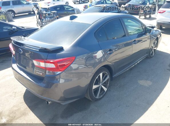 4S3GKAL61J3619852 2018 SUBARU IMPREZA Серый Задняя правая четверть